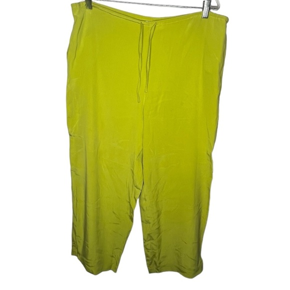Vintage Allison‎ Taylor Silk Drawstring Pants - Picture 1 of 5
